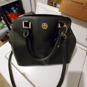 Tory Burch black bag with handles shoulder strap
